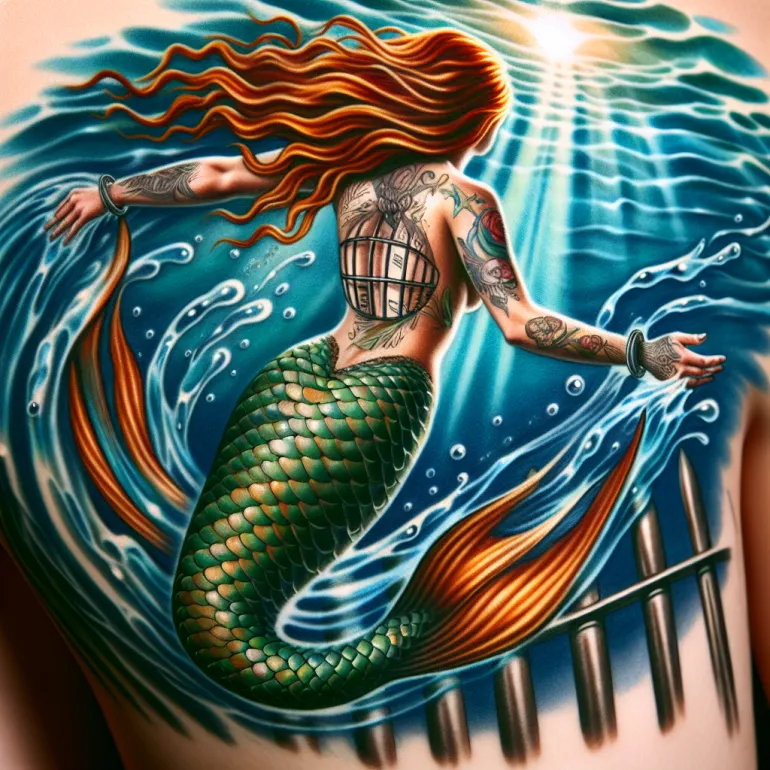 Татуировка русалки в тюрьме: значение и символика