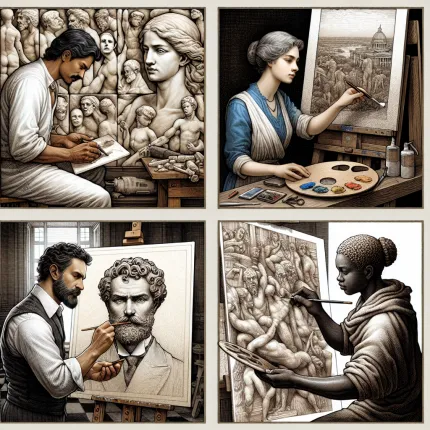 Портреты великих художников: Искусство, которое вдохновляет